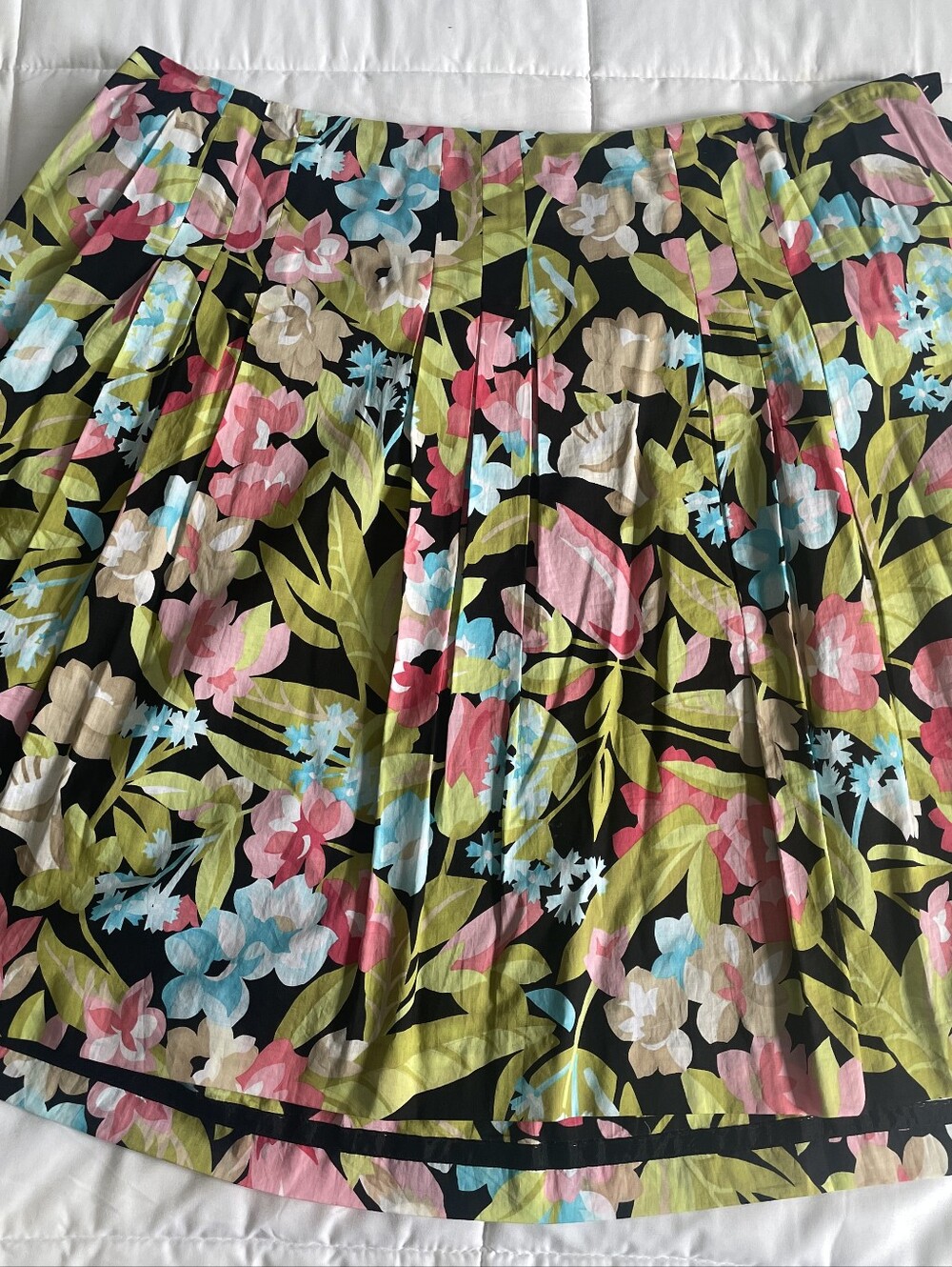Talbots Floral Mini Skirt Size 24W Like New